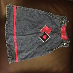 Denim Hearts Dress